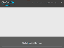 Tablet Screenshot of cladamedical.com